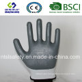 13G Polyester Shell with Nitrile Coated Work Gloves (SL-N101)